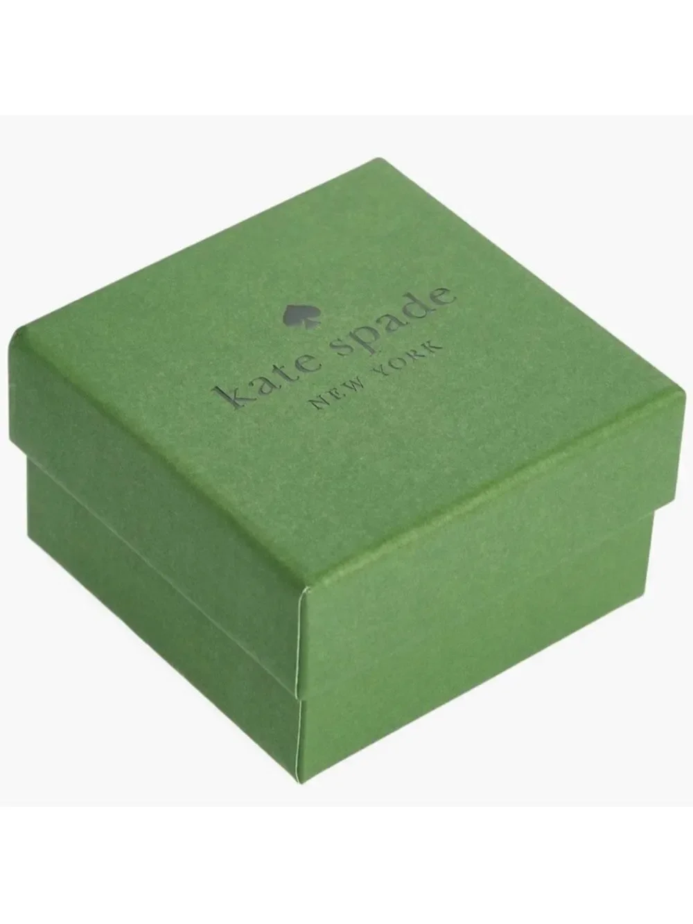 kate spade Boxed Clear Gold Tone Round Cubic Zirconia Stud Earrings
